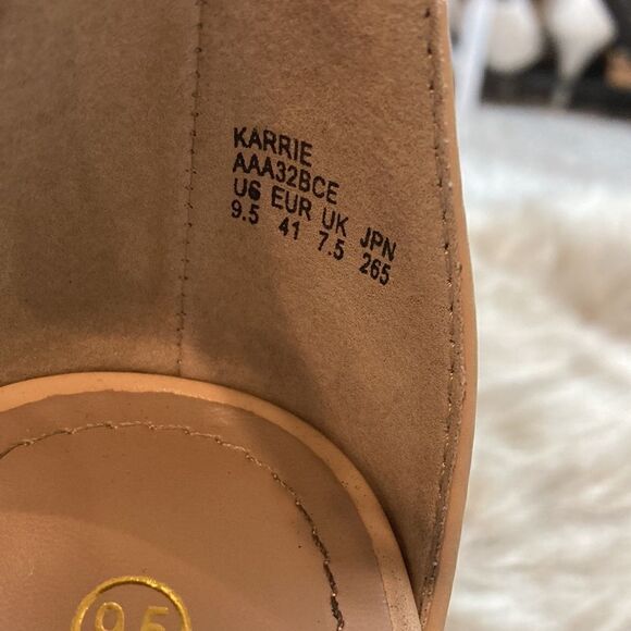 DREAM PAIRS Karrie High Stiletto Pump Heeled Open Toe Ankle Strap Nude Sandals - Picture 6 of 14